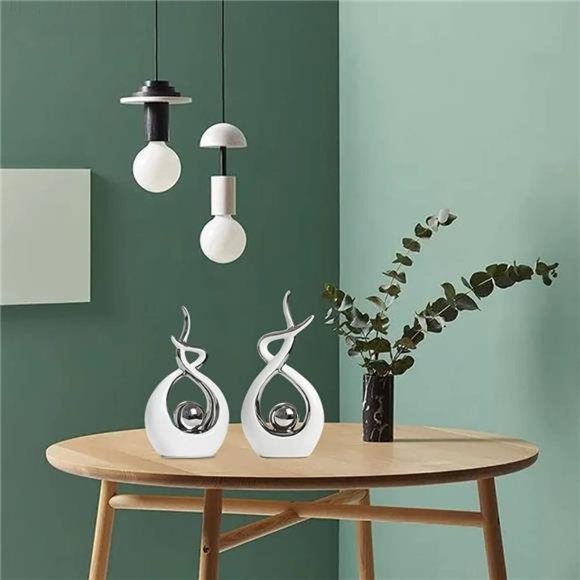 Home Decor Modern Abstract Art Ceramic Statue Table Decorations for Dining Room - Picture 4 of 5
